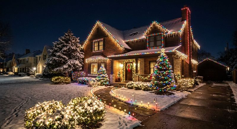 Christmas Lights Installation in Kansas City, KS
