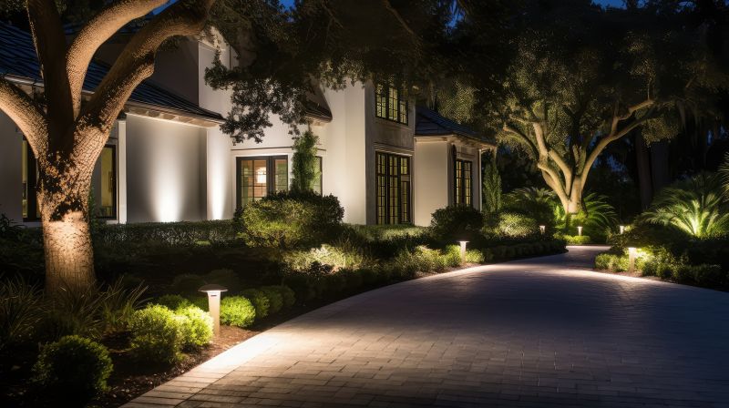 Driveway Lighting Installation detail