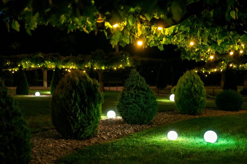 Garden Lighting Installation detail