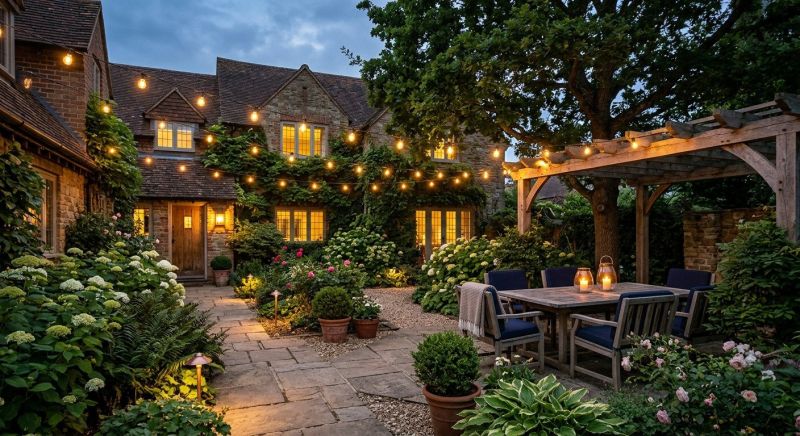 Garden Lighting Installation in Kansas City, MO
