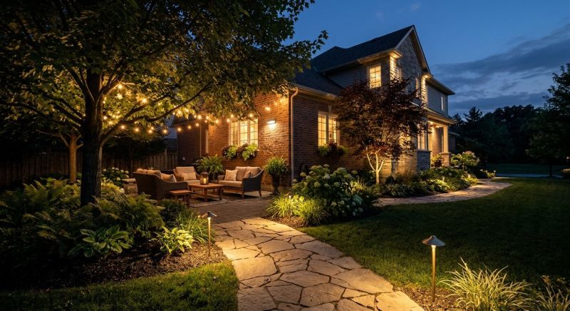 Garden Lighting Installation in Littleton, CO