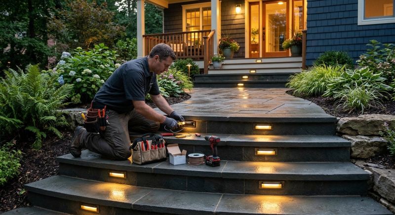 Walkway Lighting Installation in Littleton, CO